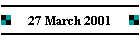 27 March 2001