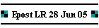 Epost LR 28 Jun 05