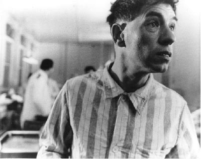 Walter (Ian McKellen) confused on his first day of incarceration in the mental hospital