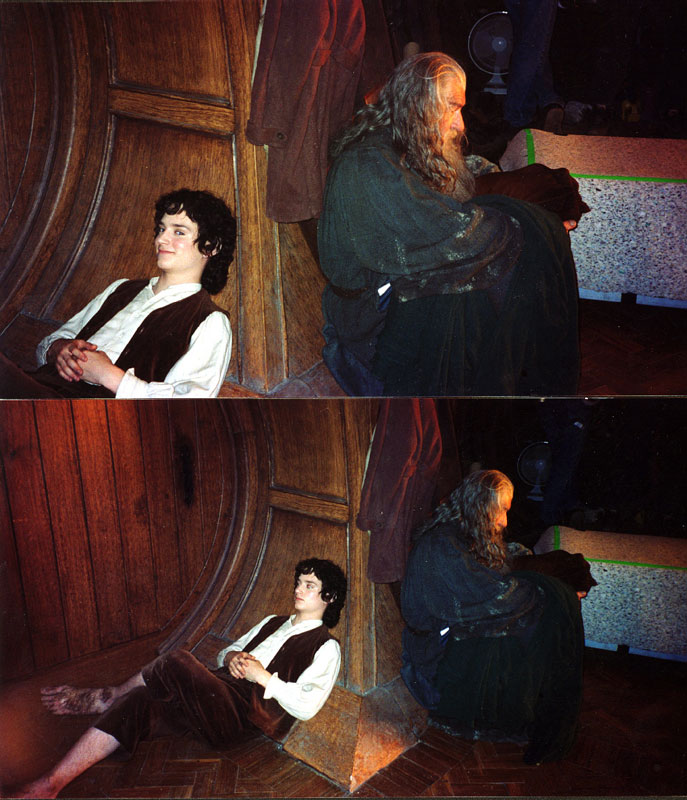 fotos lord of the rings behind scenes ian mckellen fotos lord of the rings behind scenes ian mckellen