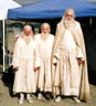 Basil Clapham (stunt/riding double), Ian McKellen, and Big Paul Randall.