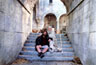 Peter Jackson and Ian McKellen in Minas Tirith