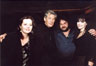 Phillipa Boyens, Ian McKellen, Peter Jackson and Frances Walsh at Ed Limatos pre-Oscar party