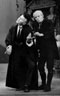 Holofernes (Ian McKellen) and Nathaniel (Michael Burrell)