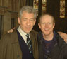 With Director Ron Howard on location at Lincoln Cathedral, August 2005