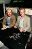 On board Eurostar train The Da Vinci Code with Ron Howard, 16 May 2006