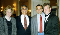 With US Congressman Barney Frank at HRCF fundraiser