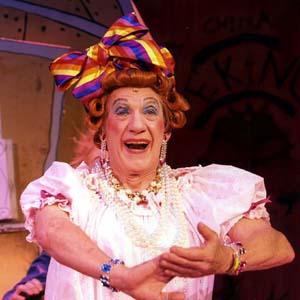 2005, ALADDIN: Widow Twankey (Ian McKellen)  - Photo by Manuel Harlan