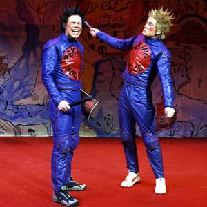 2005, ALADDIN: Hanky (Matthew Wolfenden) and Panky (Andrew Spillett)  - Photo by Manuel Harlan