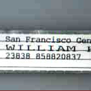 Wrist band (prop) for Bill Kraus (Ian McKellens) final stay in hospital.