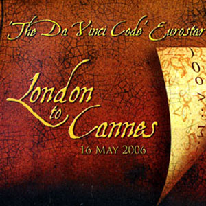 Souvenir packet, Eurostar train London-Cannes, 16 May 2006