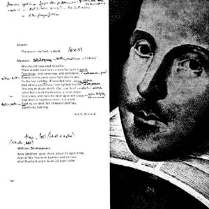 Programme  with Ian McKellens notes