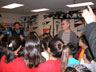 2004,   With Rafe Esquith (left in blue sweater) and the Hobart Shakespeareans  - Photo by Keith Stern