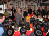 2004,   With Rafe Esquith (left in blue sweater) and the Hobart Shakespeareans  - Photo by Keith Stern