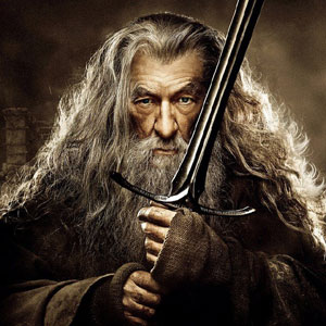 German Gandalf character poster for The Hobbit: The Desolation of Smaug