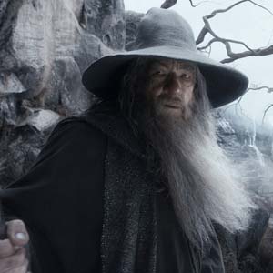 Gandalf the Grey and Radagst the Brown at Gol Dulgur in The Hobbit: The Desolation of Smaug
