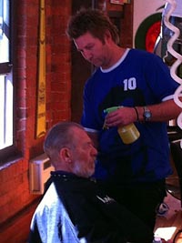 2011,   Haircut in Wellington  