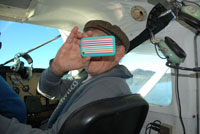 2011,   Flying back to Wellington from the Queen Charlotte Track  - Photo by Keith Stern