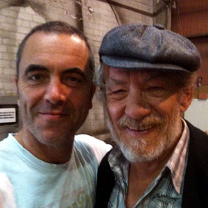 With James Nesbitt at Stone Street Studios