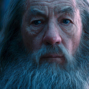 Ian McKellen as Gandalf the Grey