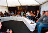 Cast and Crew, press conference in New Zealand