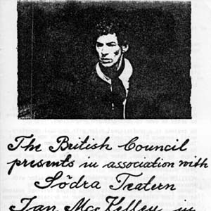 1980, ACTING SHAKESPEARE (British Council Scandinavian Tour): Sodra Teateru, Stockholm, Programme  