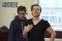 Michael Stevenson and Michael Thomson in The Syndicate (Rehearsal)