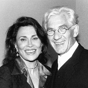 (L to R) Star Faye Dunaway and Sir Ian McKellen at the opening night party of Terrence McNallys Master Class, directed by Leonard Foglia.