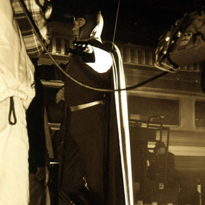 1999, X-MEN: In flying rig  