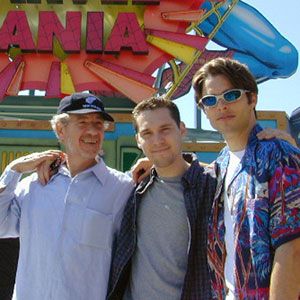 2000, X-MEN: Ian McKellen (Magneto), Bryan Singer (Director), and James Marsden (Cyclops), at Universal Studios Los Angeles  - Photo by Keith Stern