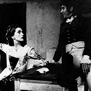 Sian Phillips as the Strange Lady and Ian McKellen as General Bonaparte in The Man of Destiny