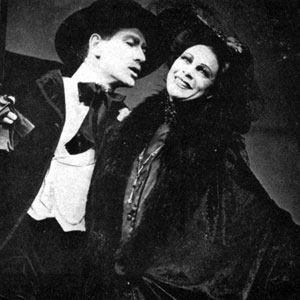 1974, THE MARQUIS OF KEITH: Ian McKellen (Marquis of Keith) with Sara Kestelman (Anna)  - Photo by Philip Sayer