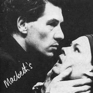 1976, MACBETH: Ian McKellen (Macbeth) and Judi Dench (Lady Macbeth)  