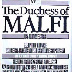 1985, THE DUCHESS OF MALFI: Theatre Poster  
