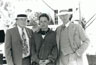 Curtis Harrington, Bill Condon and Ian McKellen on the set.