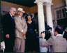 Boris, James, and Elsa pose for their reunion photo at the Cukor estate.