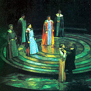 King Edward, Queen Isabella, and the mutinous Barons