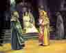 Therefore we banish you our territories. (I.3.139)<br /><br />
Paul Hardwick (Gaunt), Ian McKellen (Richard 2), Andrew Crawford (Bishop), Stephen Greif  (Mowbray), Robert Eddison (York)