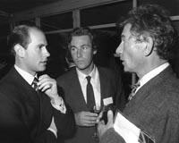 H.R.H. Prince Edward [Patron], Simon Dutton [ex-member], Ian McKellen [Vice Chairman] at fundraiser for National Youth Theatre of Great Britain
