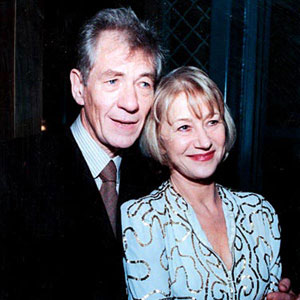 With Helen Mirren, opening night party at Bryant Park Grille