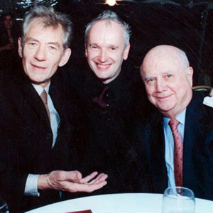 With Sean Mathias (Director) and Gerald Schoenfeld (Chairman, The Shubert Organization) at opening night party