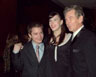 Elijah Wood, Liv Tyler, Ian McKellen, London premiere, Leicester Square, 10 December 2001