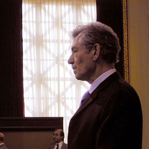 2002,   Councilmember Jan Perry introduces Sir Ian to the Los Angeles City Council, 18 January 2002  - Photo by Keith Stern