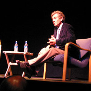 2002,   Discussion at the Canon Theater, Beverly Hills, California 4 March 2002  - Photo by Keith Stern