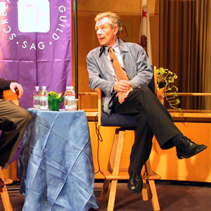 2002, THE LORD OF THE RINGS: THE FELLOWSHIP OF THE RING: With SAG Director of Special Projects Todd Amorde, SAG Conversations, 27 February 2002  - Photo by Terrance Chan