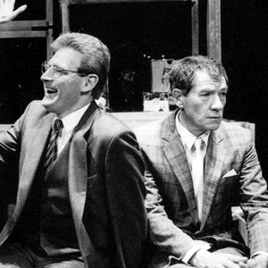 1988, HENCEFORWARD�: With Jane Asher (Corrina) and Michael Simkins (Mervyn)  - Photo by John Haynes