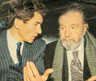 With Sir Michael Redgrave