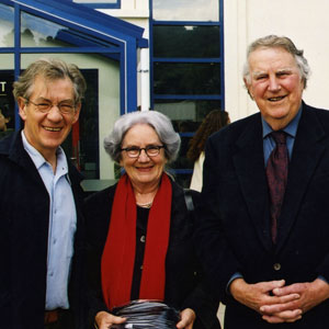 With Sir Edmund Hillary and Lady Hillary, Wellington