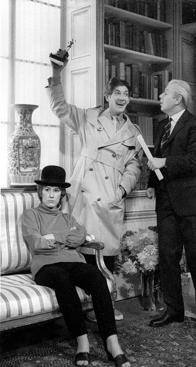 1963, THE PUBLIC EYE: Josie Kidd, Ian McKellen, Roger Hammond  