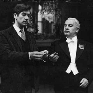 1964, THE LIFE IN MY HANDS: Yvonne Coulette, Ian McKellen, Leo McKern.
<BR><BR><I>Leo McKern was another Beatles fan and sang She Loves You yeah, yeah, yeah each night on his way to the stage. The following year he co-starred in their second film HELP!, playing the evil leader of a murderous cult.  Eleanor Bron and Roy Kinnear also appeared in the Beatles film.  